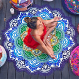 Limited Edition Rounded Mandala Boho Tapestry